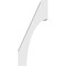 Ekena Millwork 3 1/2-in. W x 10-in. D x 22-in. H Westlake Architectural Grade PVC Knee Brace BRCP035X10X22WTL - alternate 4
